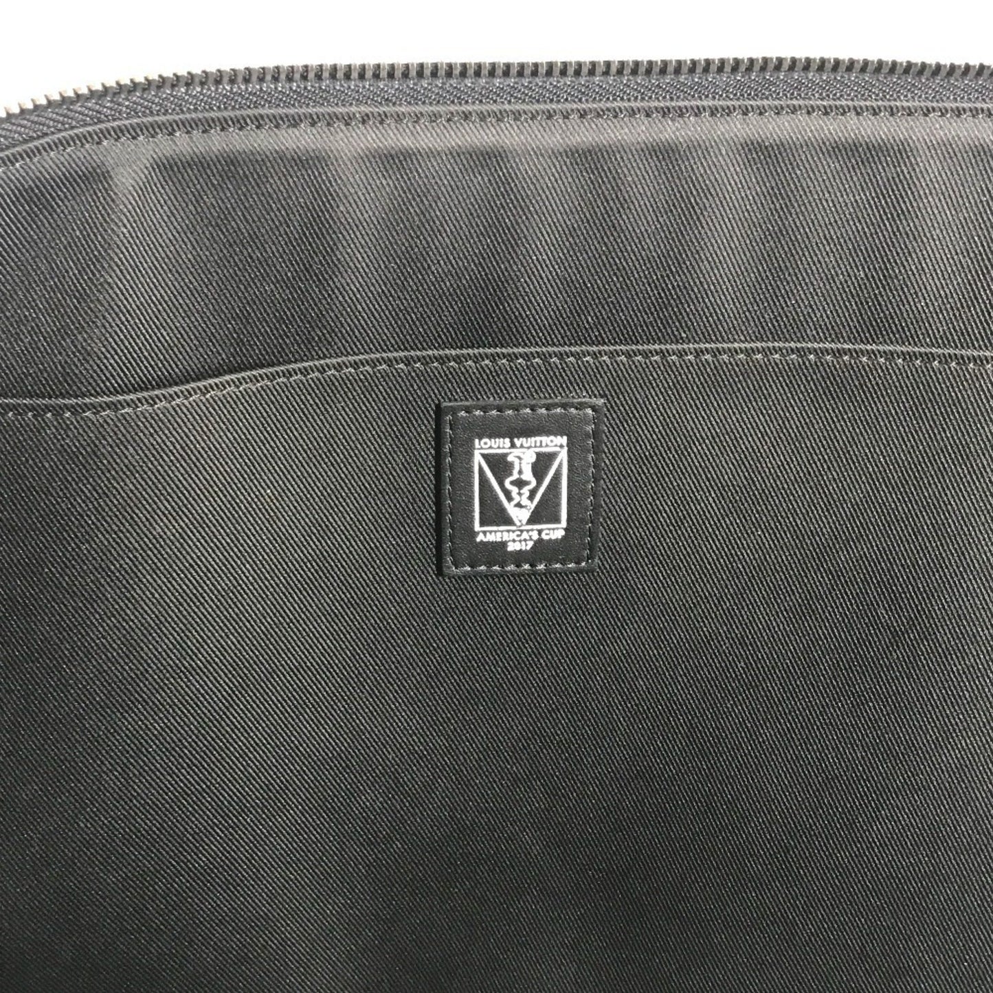 Louis Vuitton Pochette Jour Gm, Black, Canvas, clutch