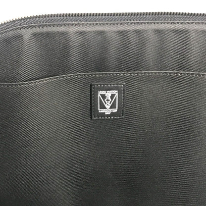 Louis Vuitton Pochette Jour Gm, Black, Canvas, clutch