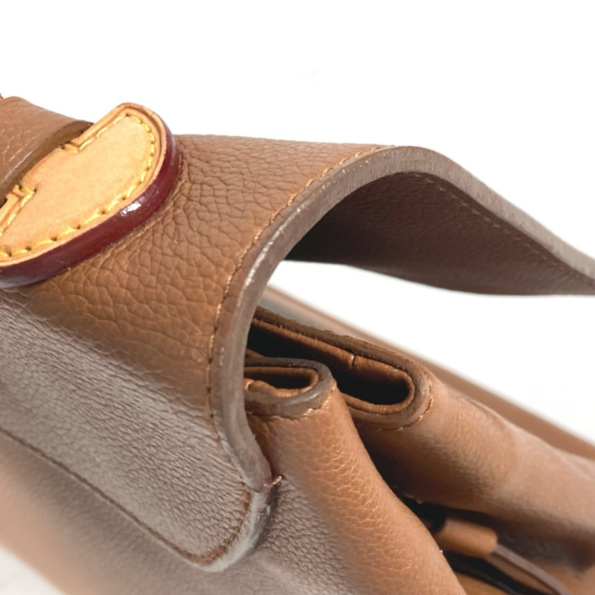 Louis Vuitton Lockme, Brown, Leather, tote