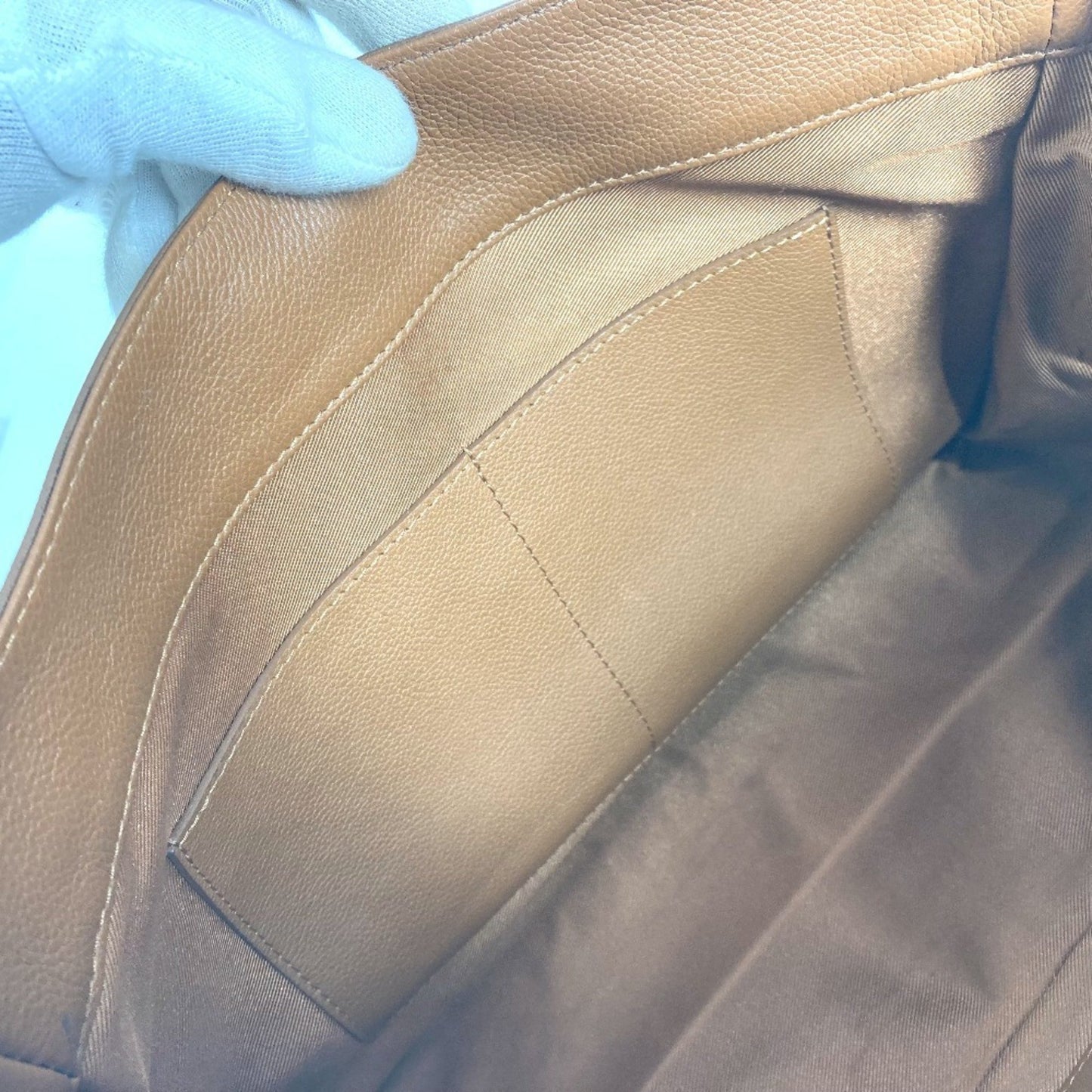 Louis Vuitton Lockme, Brown, Leather, tote