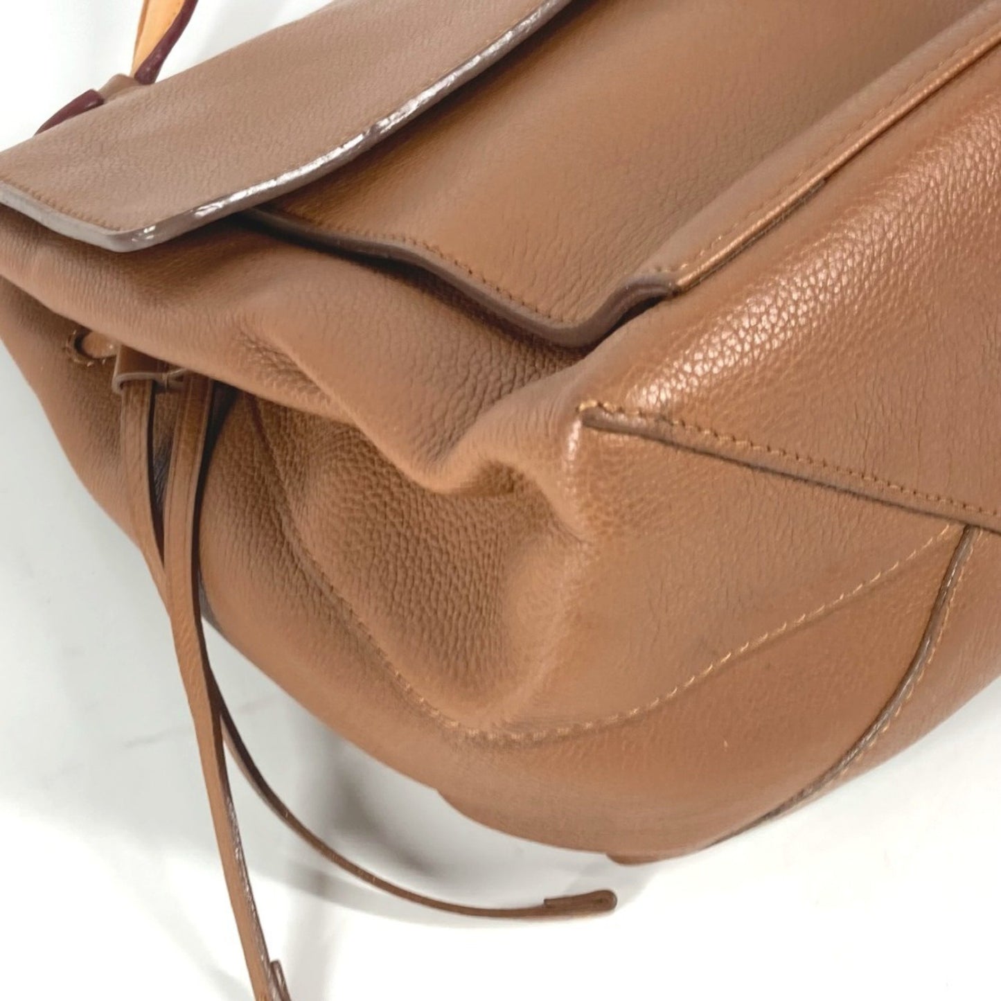 Louis Vuitton Lockme, Brown, Leather, tote
