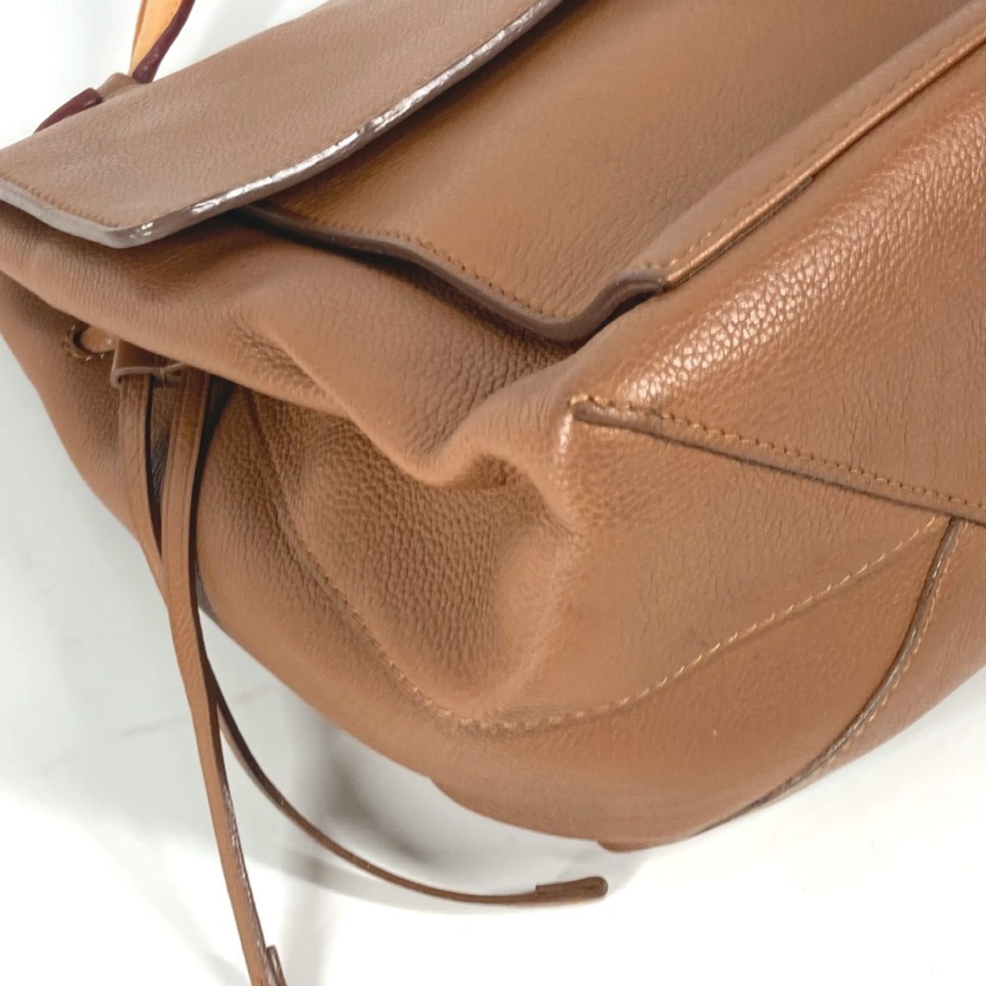 Louis Vuitton Lockme, Brown, Leather, tote