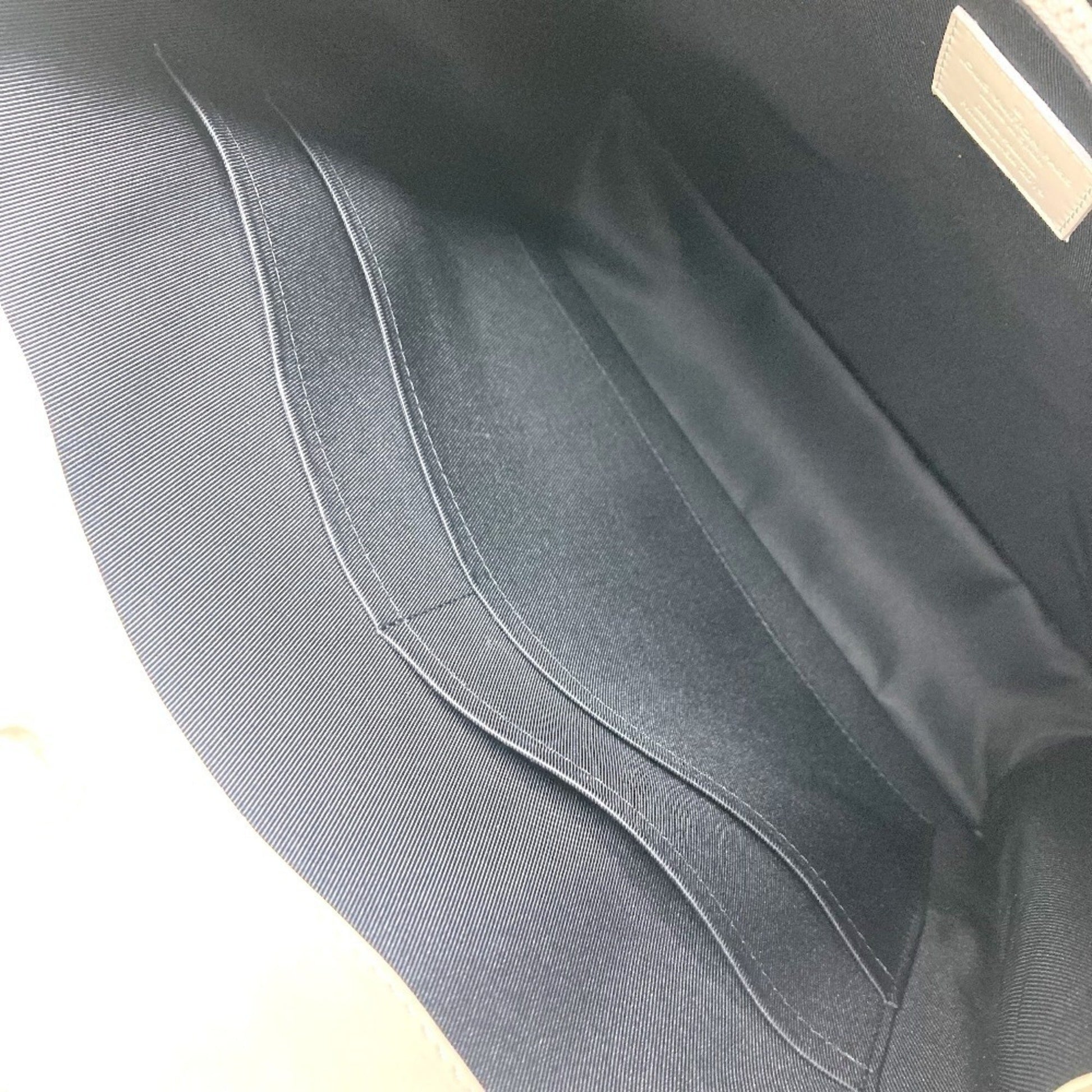 Louis Vuitton Plat, White, Leather, tote