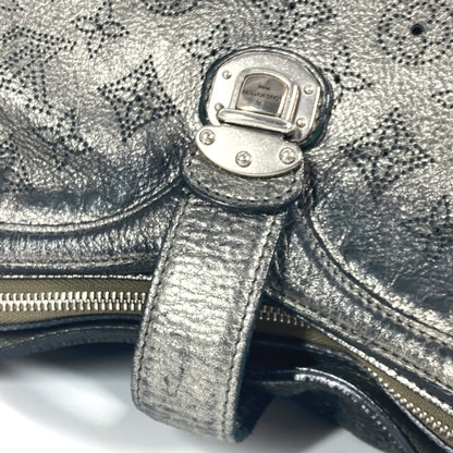 Louis Vuitton Mahina, Silver, Leather, shoulder