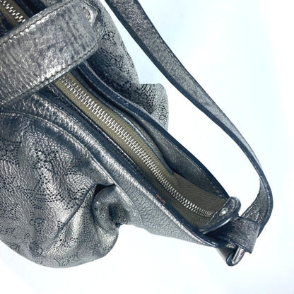 Louis Vuitton Mahina, Silver, Leather, shoulder
