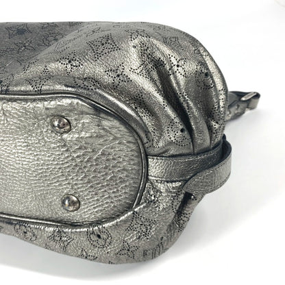 Louis Vuitton Mahina, Silver, Leather, shoulder