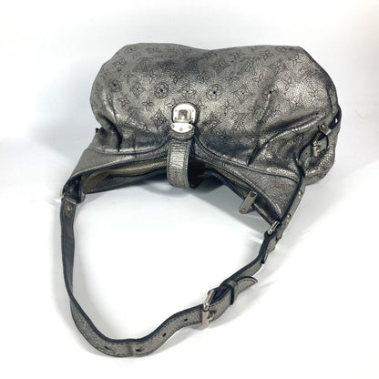 Louis Vuitton Mahina, Silver, Leather, shoulder