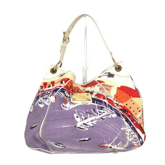 Louis Vuitton Galliera, Purple, Canvas, shoulder