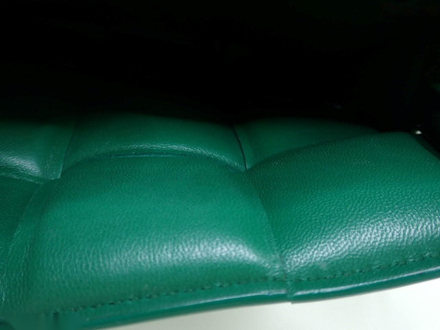 Bottega Veneta Cassette Crossbody Bag Padded Maxi Intrecciato Leather, GREEN, LEATHER, Crossbody bag