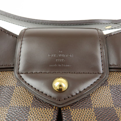 Louis Vuitton Sistina Damier, Brown, Canvas, Handbag