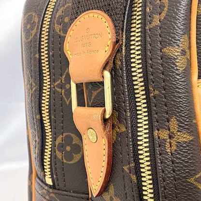 Louis Vuitton Reporter, Brown, Canvas, shoulder