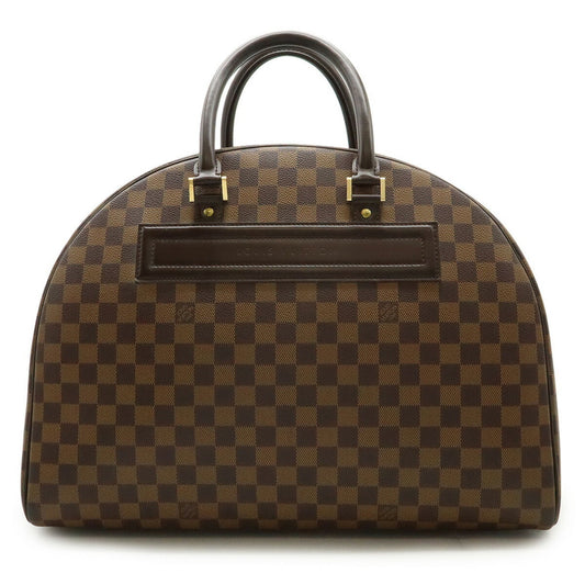 Louis Vuitton Nolita, Brown, Canvas, handbag
