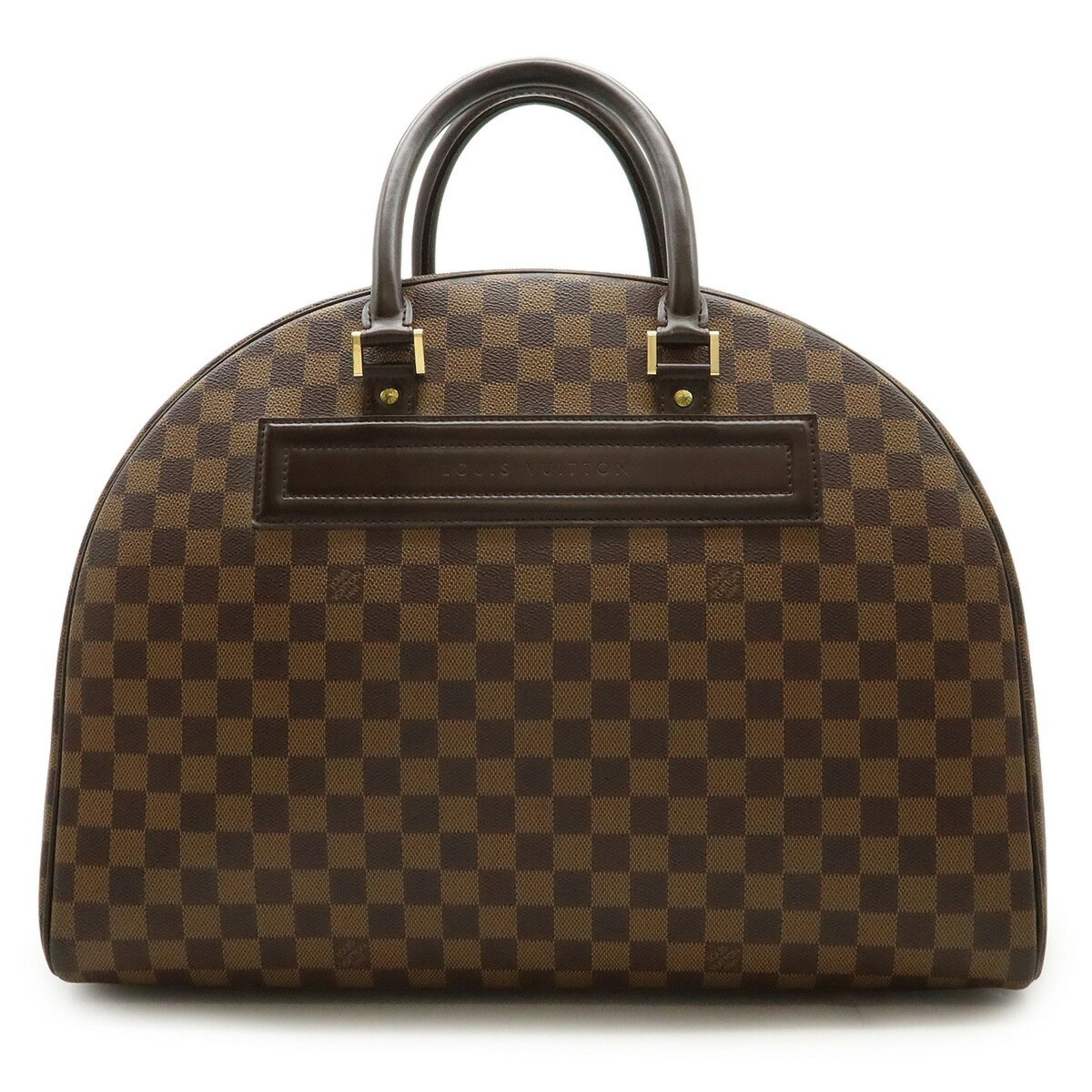Louis Vuitton Nolita, Brown, Canvas, handbag