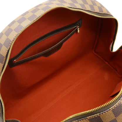 Louis Vuitton Nolita, Brown, Canvas, handbag