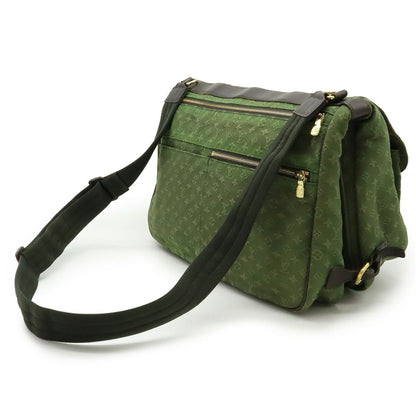 Louis Vuitton Maman, Green, Canvas, shoulder