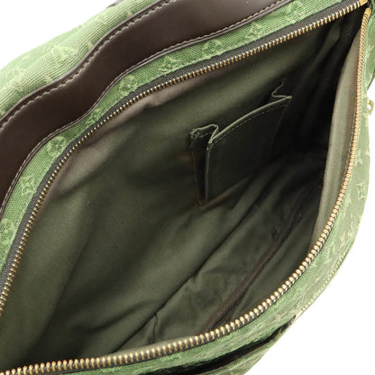 Louis Vuitton Maman, Green, Canvas, shoulder