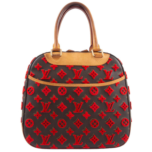 Louis Vuitton Deauville, Brown, Canvas, handbag
