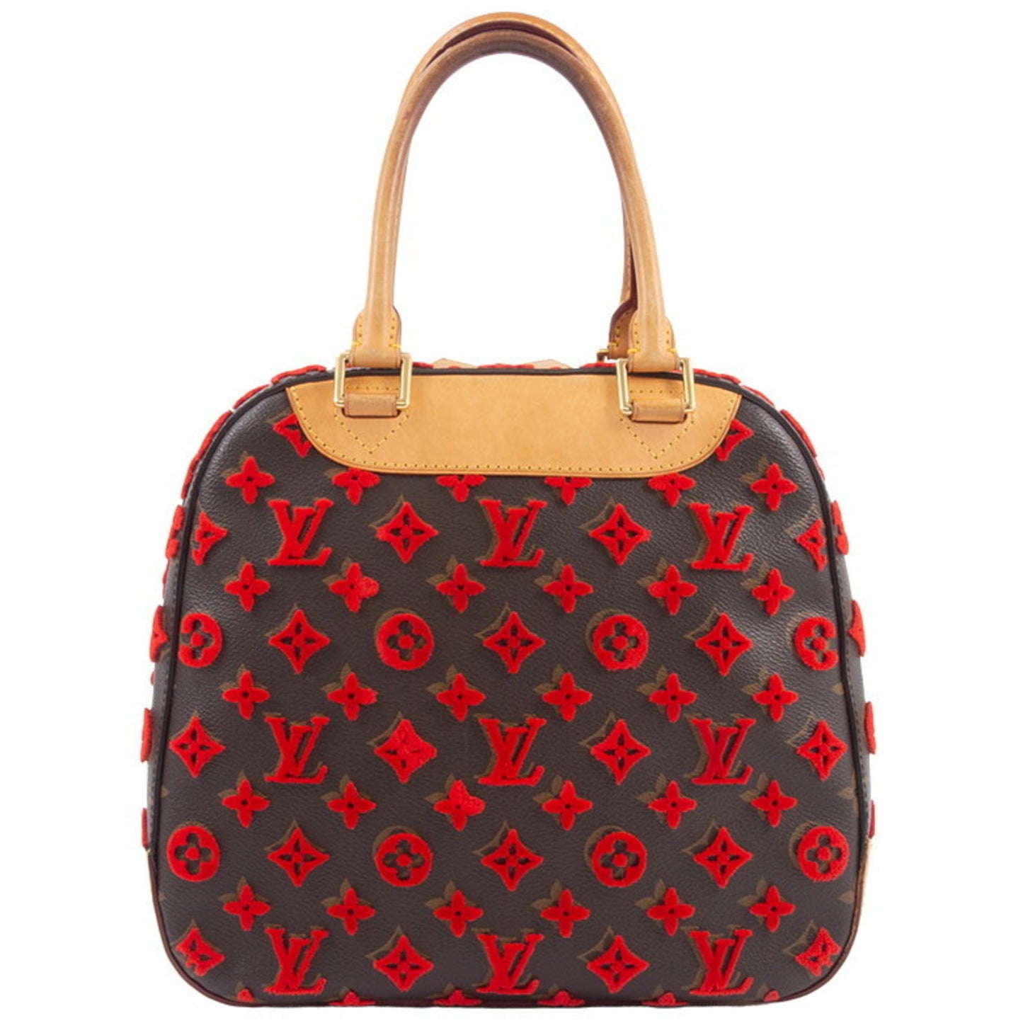 Louis Vuitton Deauville, Brown, Canvas, handbag