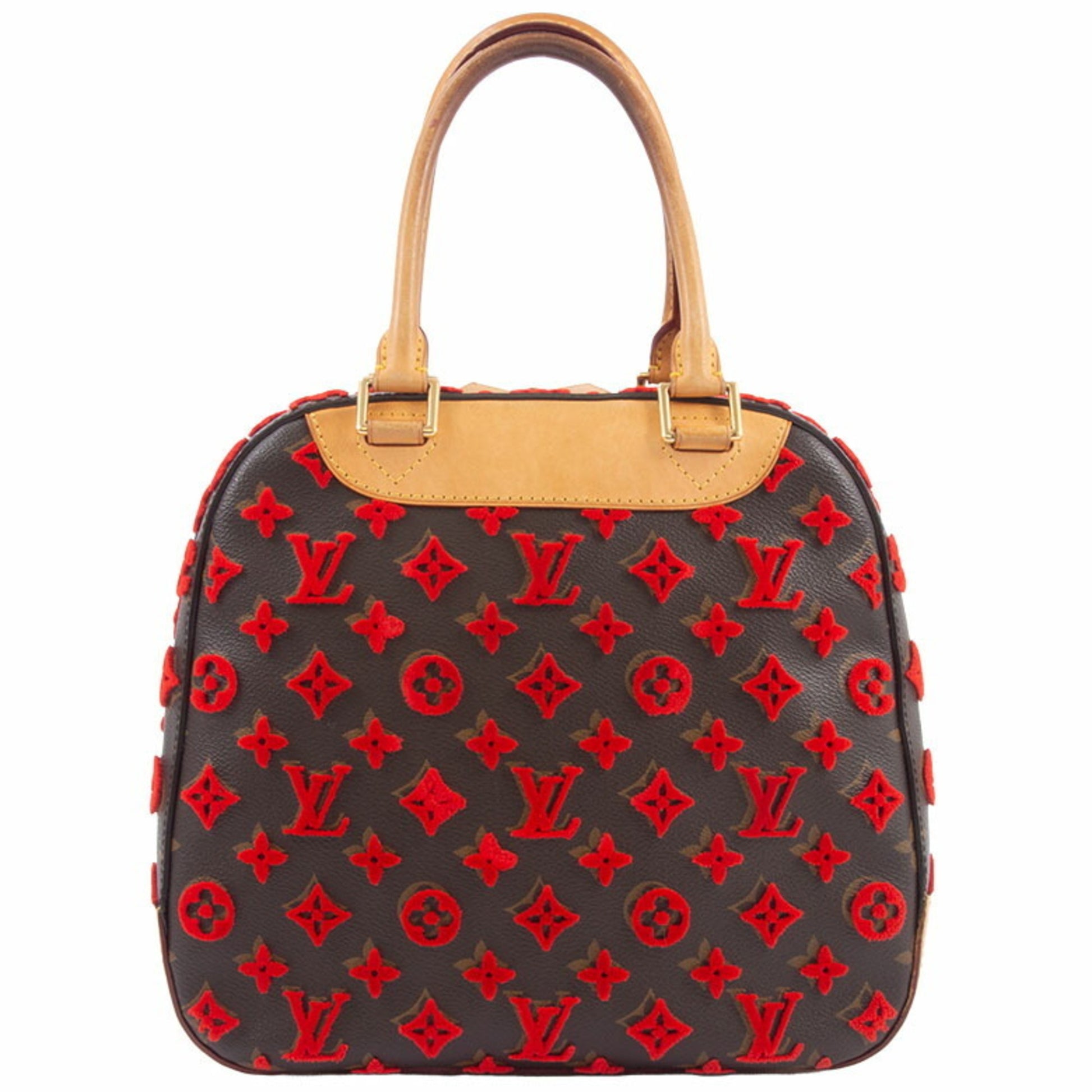 Louis Vuitton Deauville, Brown, Canvas, handbag