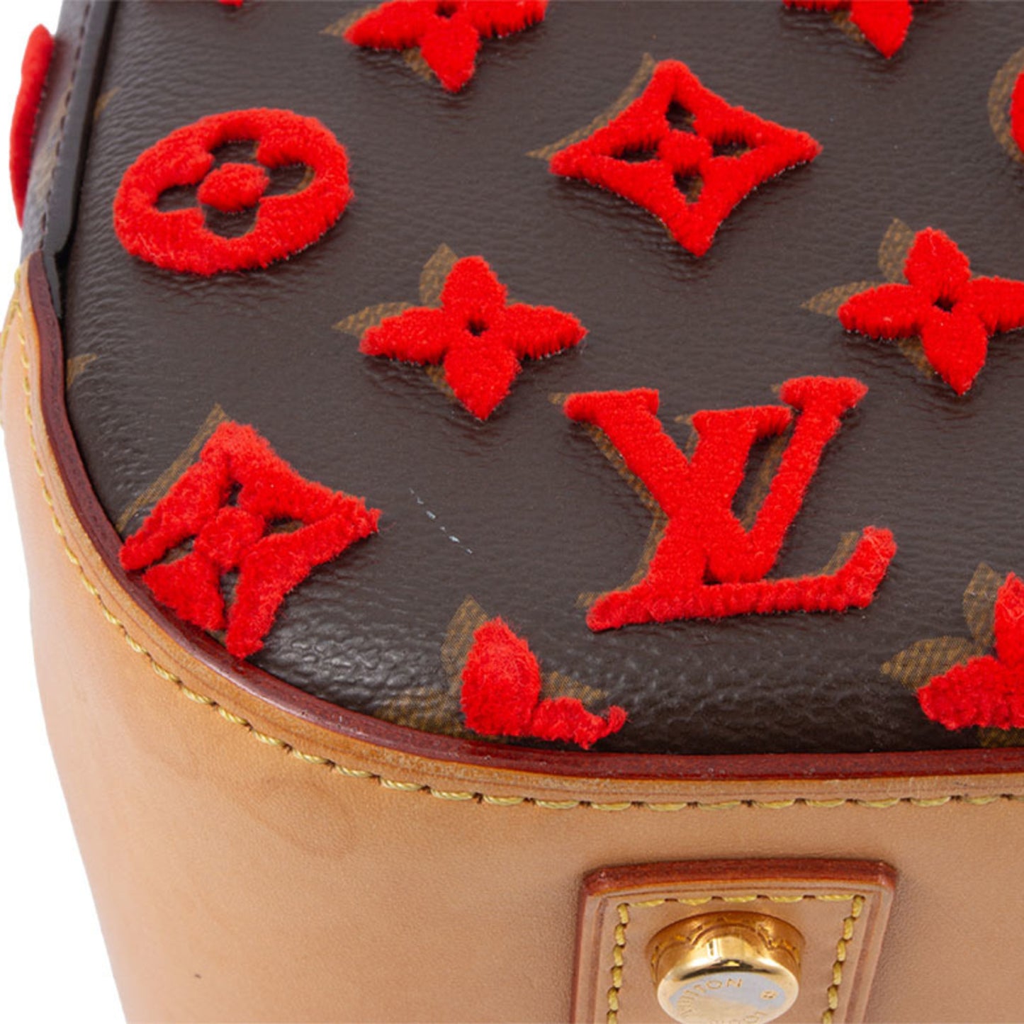 Louis Vuitton Deauville, Brown, Canvas, handbag