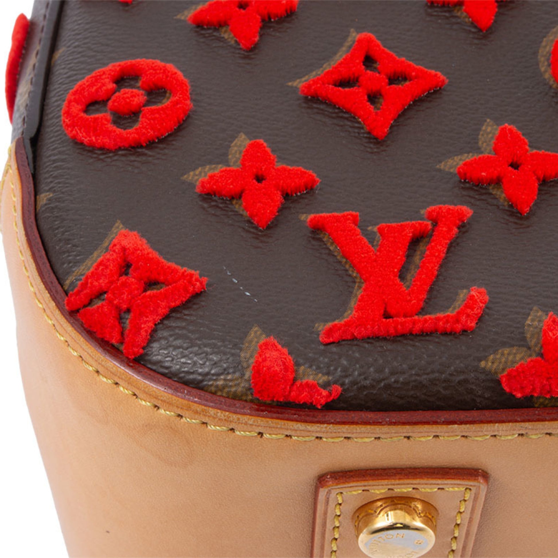 Louis Vuitton Deauville, Brown, Canvas, handbag