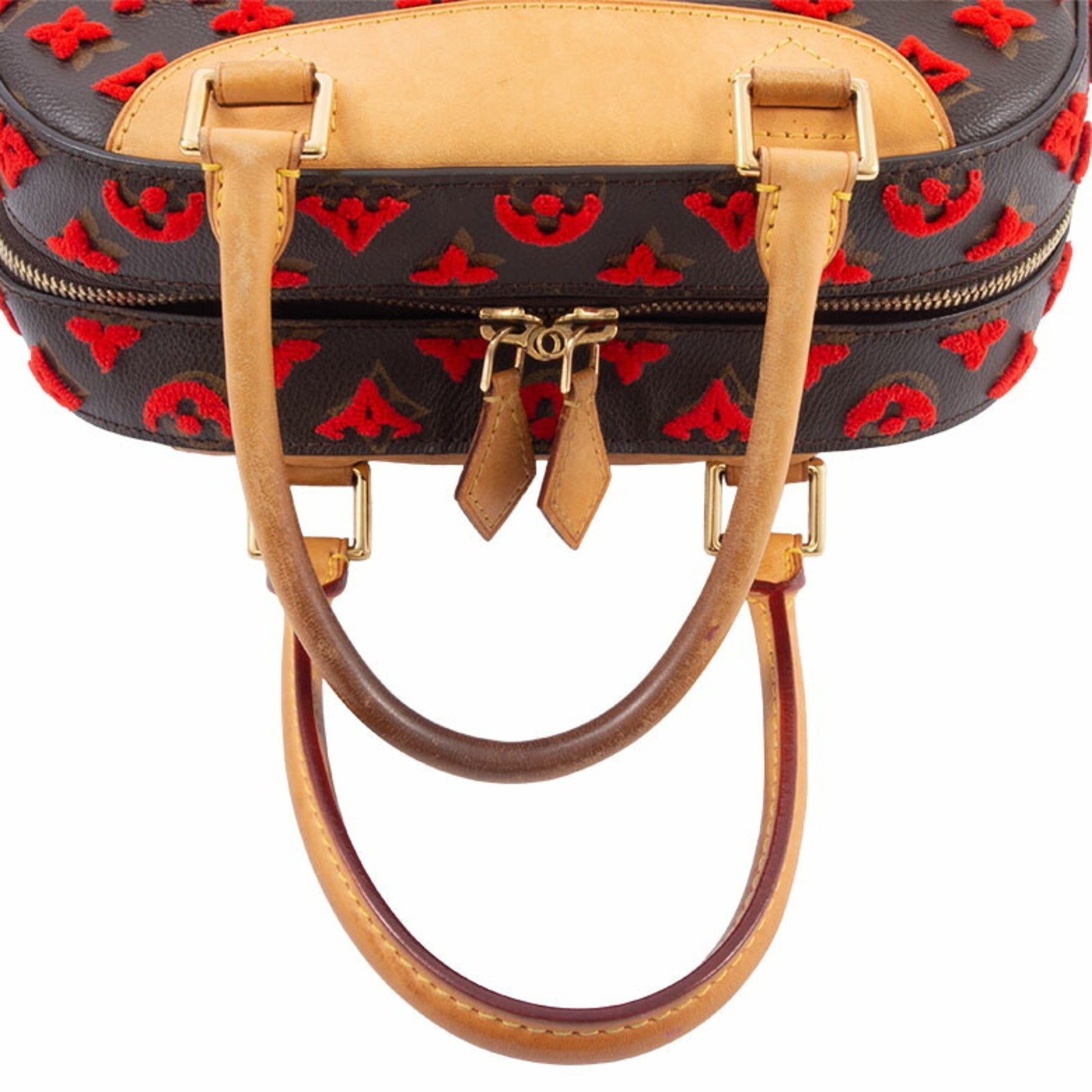 Louis Vuitton Deauville, Brown, Canvas, handbag