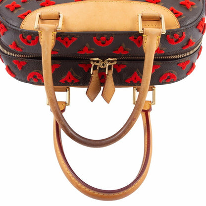 Louis Vuitton Deauville, Brown, Canvas, handbag