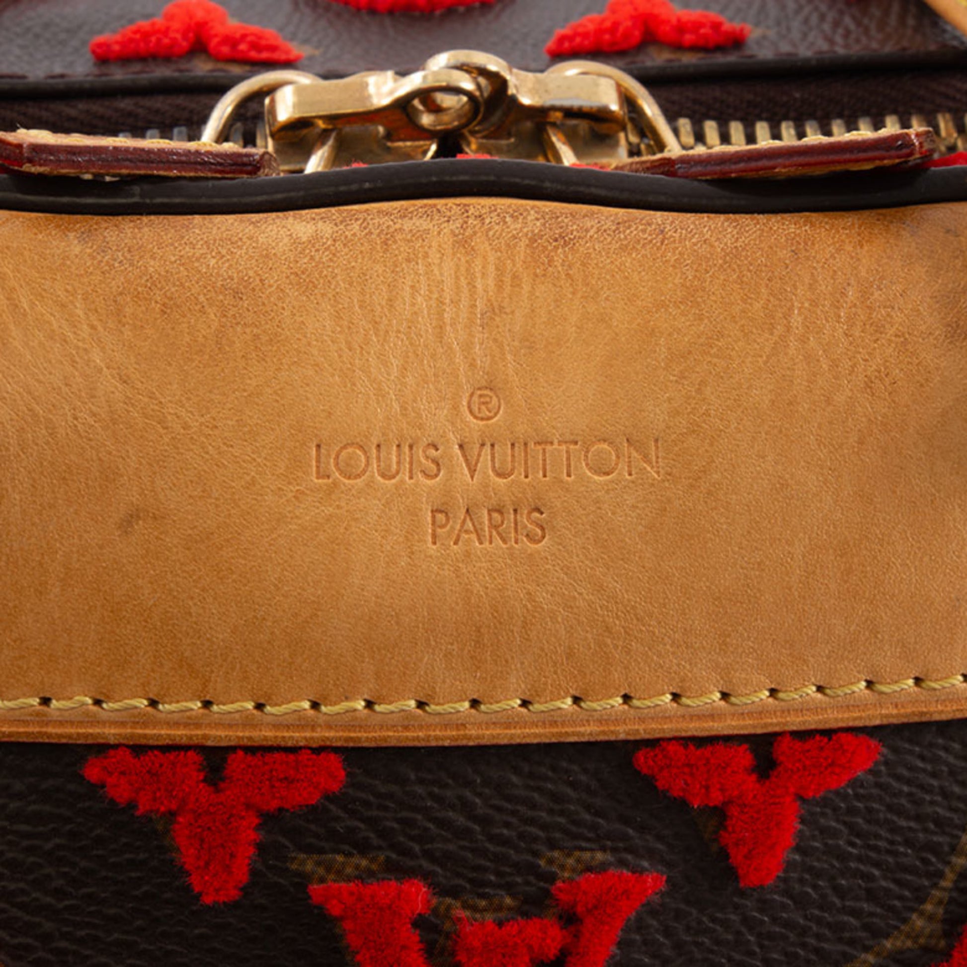 Louis Vuitton Deauville, Brown, Canvas, handbag