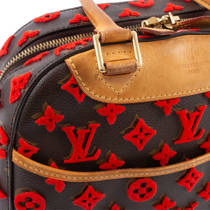 Louis Vuitton Deauville, Brown, Canvas, handbag