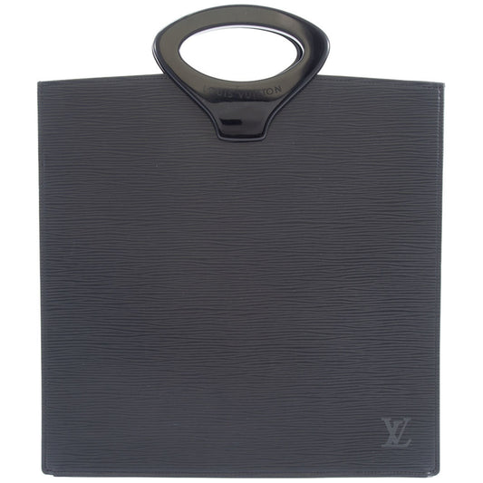 Louis Vuitton Ombre, Black, Leather, handbag