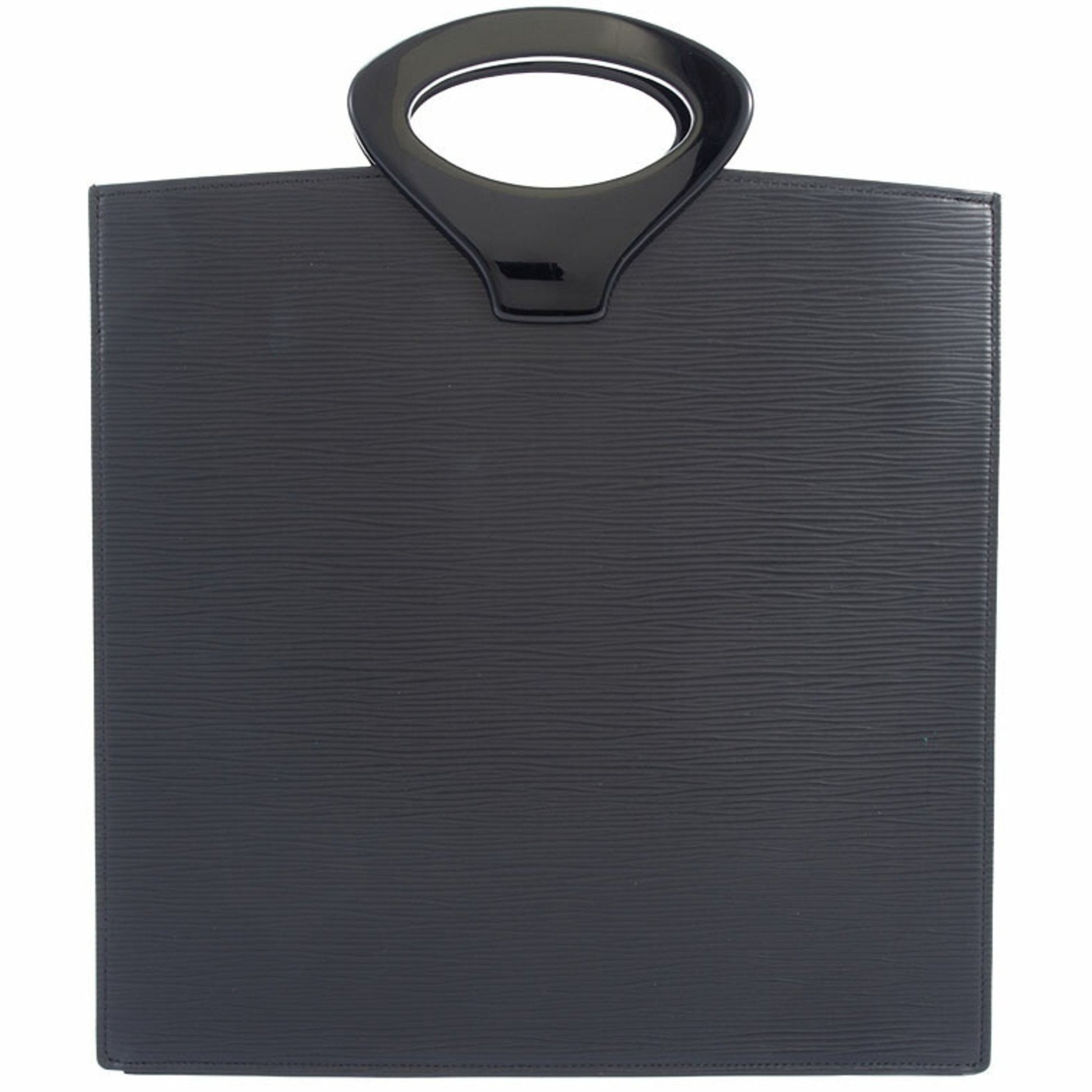 Louis Vuitton Ombre, Black, Leather, handbag