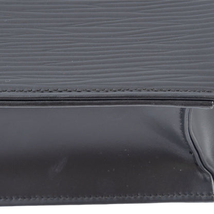 Louis Vuitton Ombre, Black, Leather, handbag