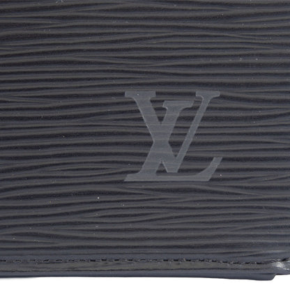 Louis Vuitton Ombre, Black, Leather, handbag