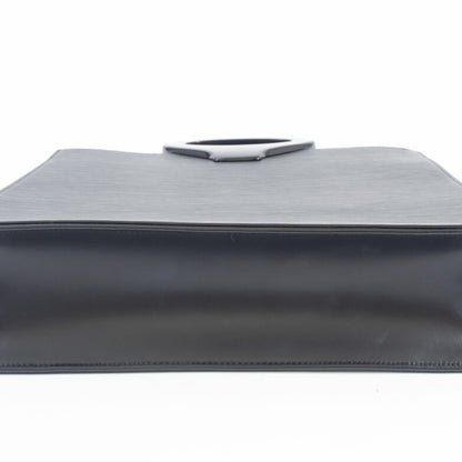 Louis Vuitton Ombre, Black, Leather, handbag
