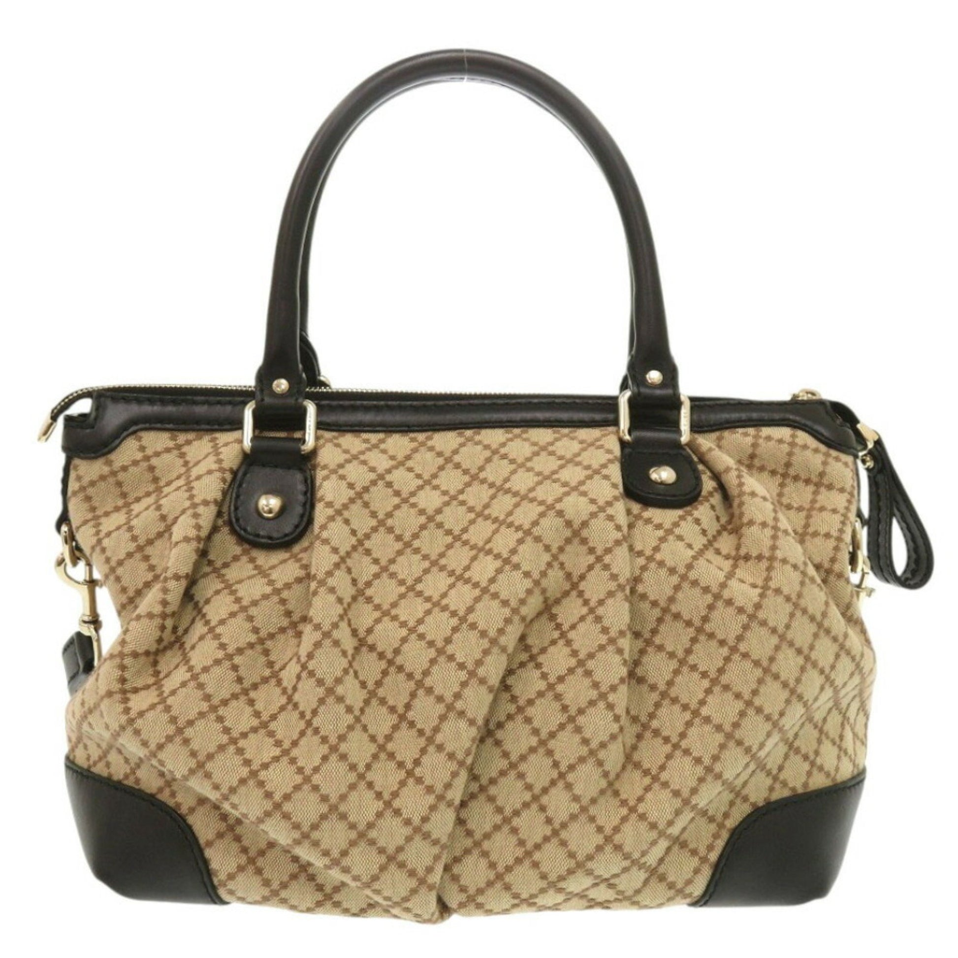 Gucci Sukey, Beige, Canvas, handbag