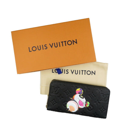 Louis Vuitton Zippy wallet, Black, Leather, wallet