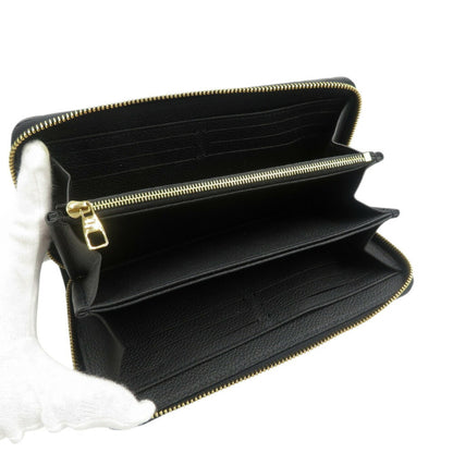 Louis Vuitton Zippy wallet, Black, Leather, wallet