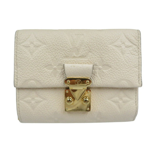 Louis Vuitton Metis, White, Leather, wallet