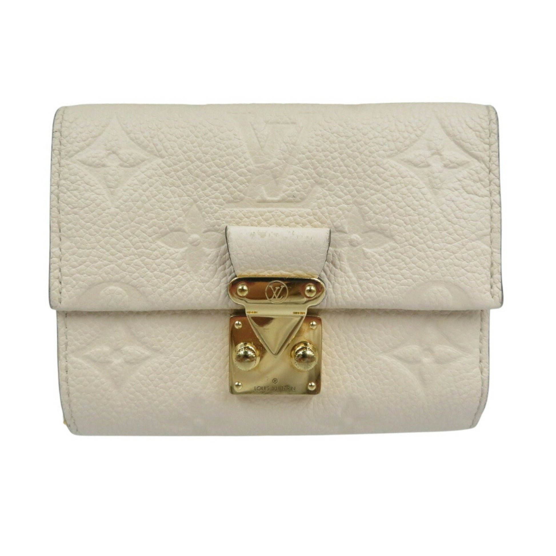 Louis Vuitton Metis, White, Leather, wallet