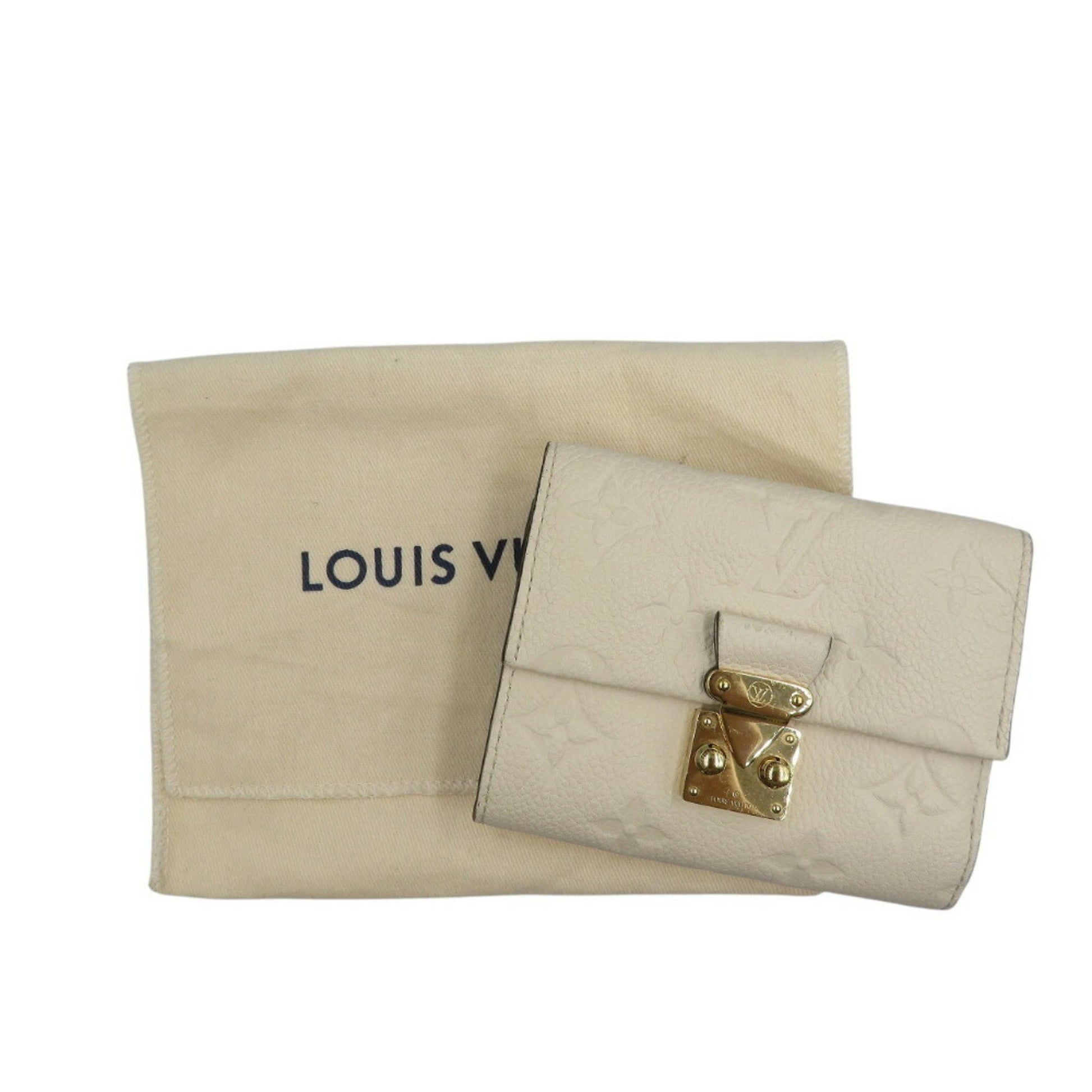 Louis Vuitton Metis, White, Leather, wallet