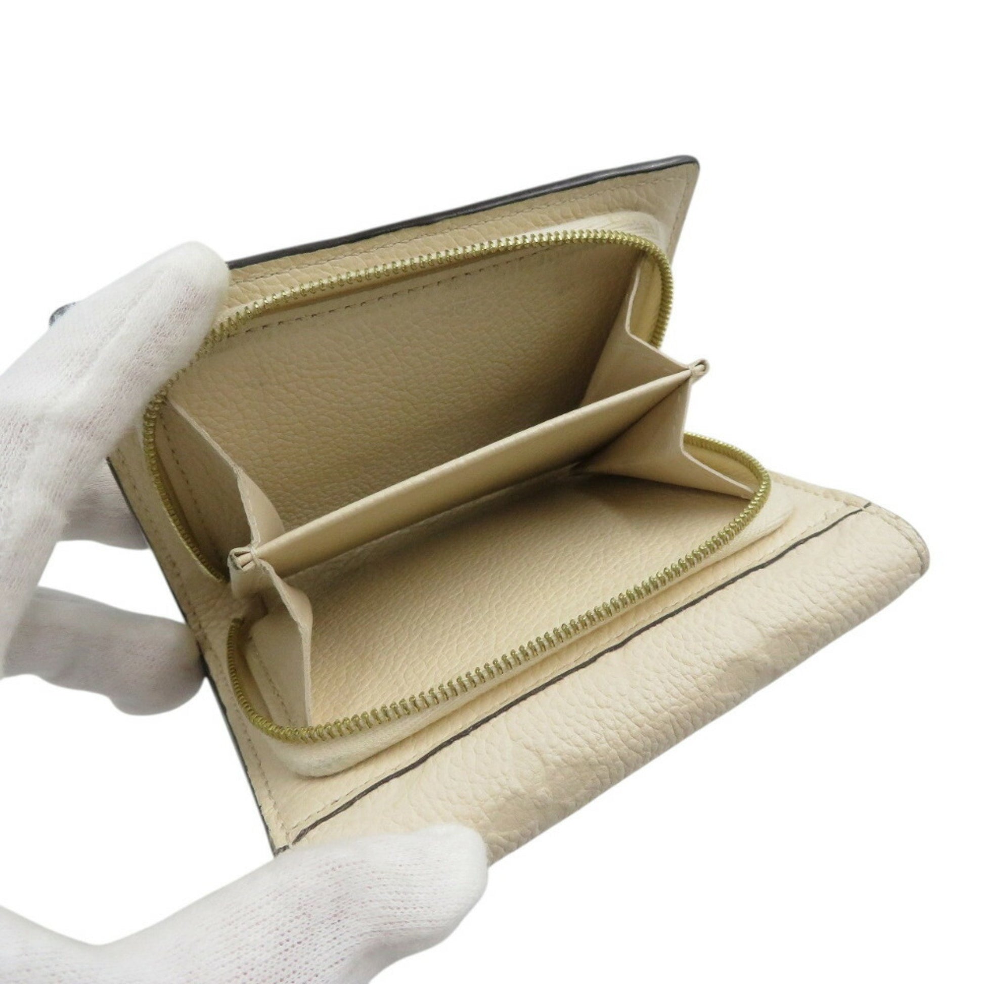 Louis Vuitton Metis, White, Leather, wallet