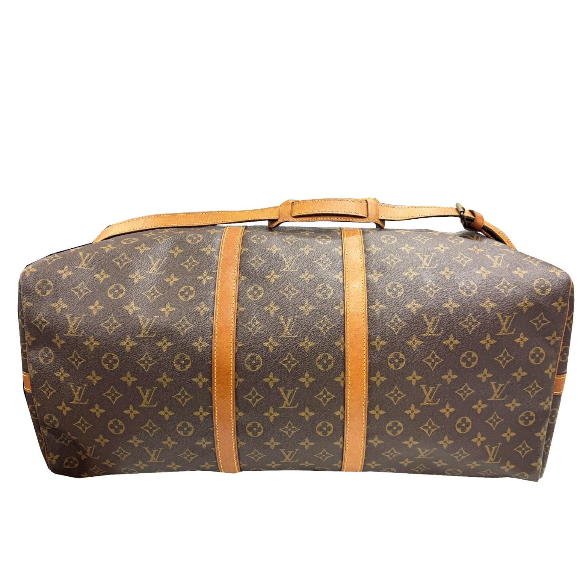 Louis Vuitton Keepall Bandoulière 60, Brown, Canvas, travel