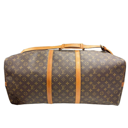 Louis Vuitton Keepall Bandoulière 60, Brown, Canvas, travel