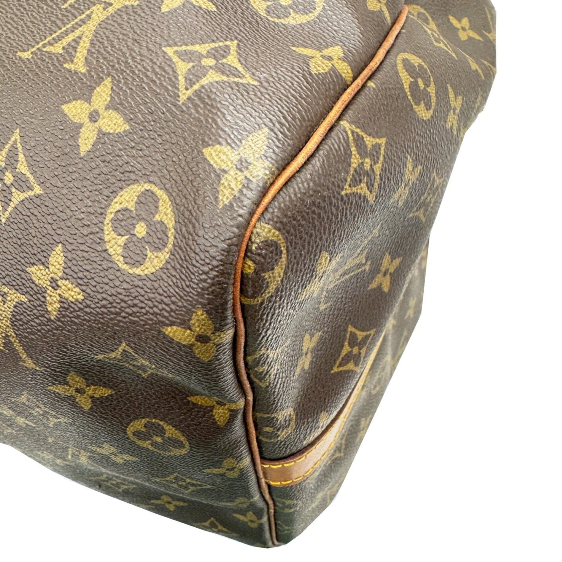 Louis Vuitton Keepall Bandoulière 60, Brown, Canvas, travel