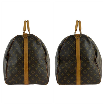 Louis Vuitton Keepall Bandoulière 60, Brown, Canvas, travel