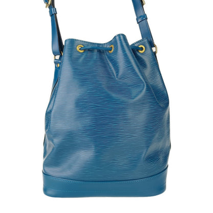 Louis Vuitton Noe, Blue, Leather, shoulder