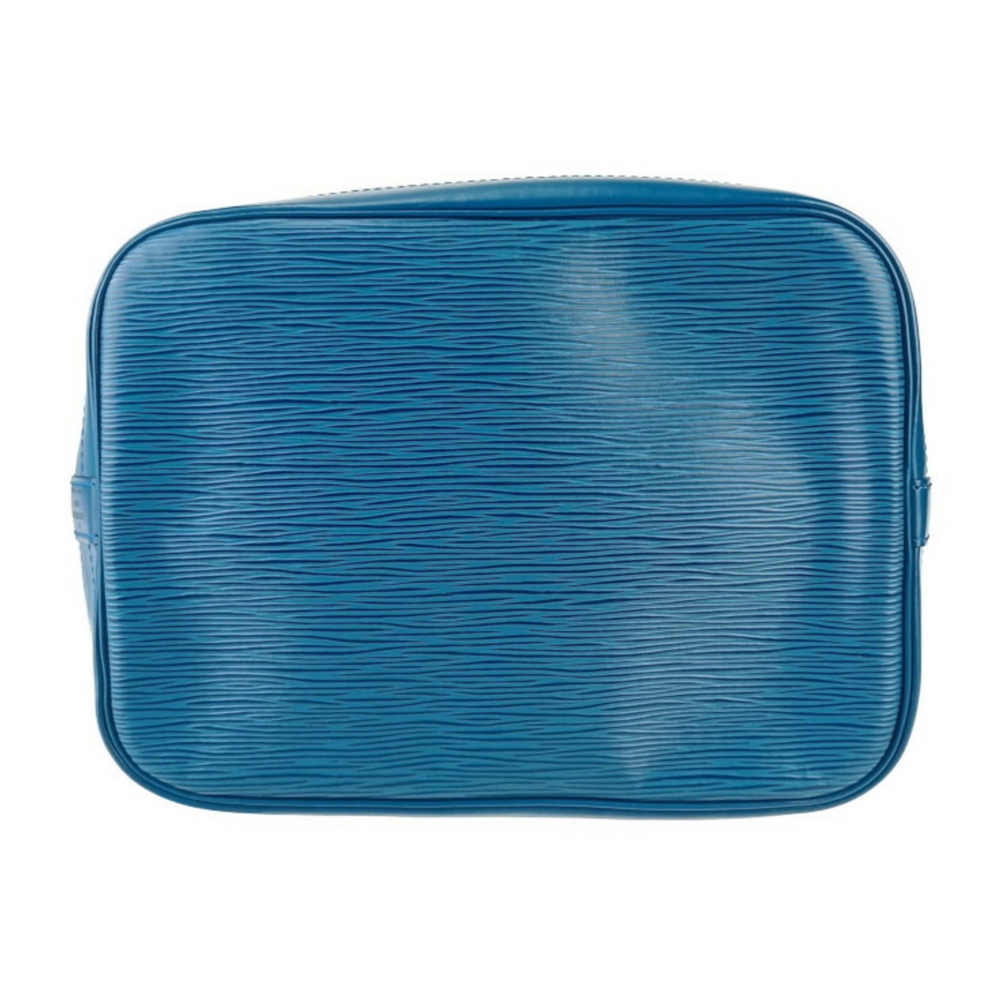 Louis Vuitton Noe, Blue, Leather, shoulder