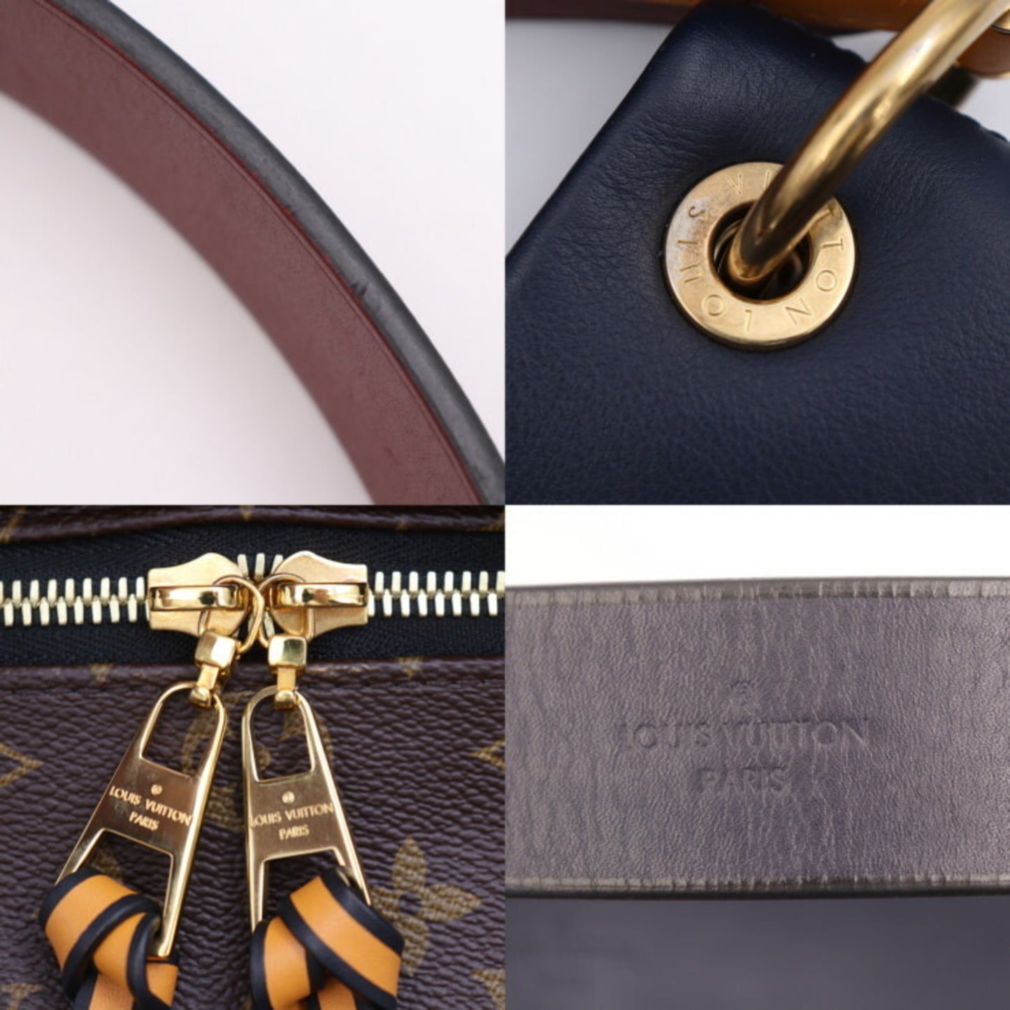 Louis Vuitton Tuileries, Brown, Canvas, handbag