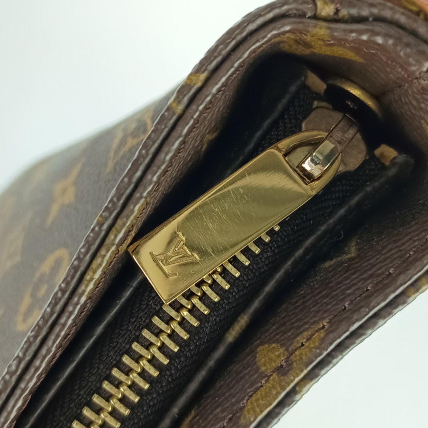 Louis Vuitton Looping GM, Brown, Canvas, shoulder