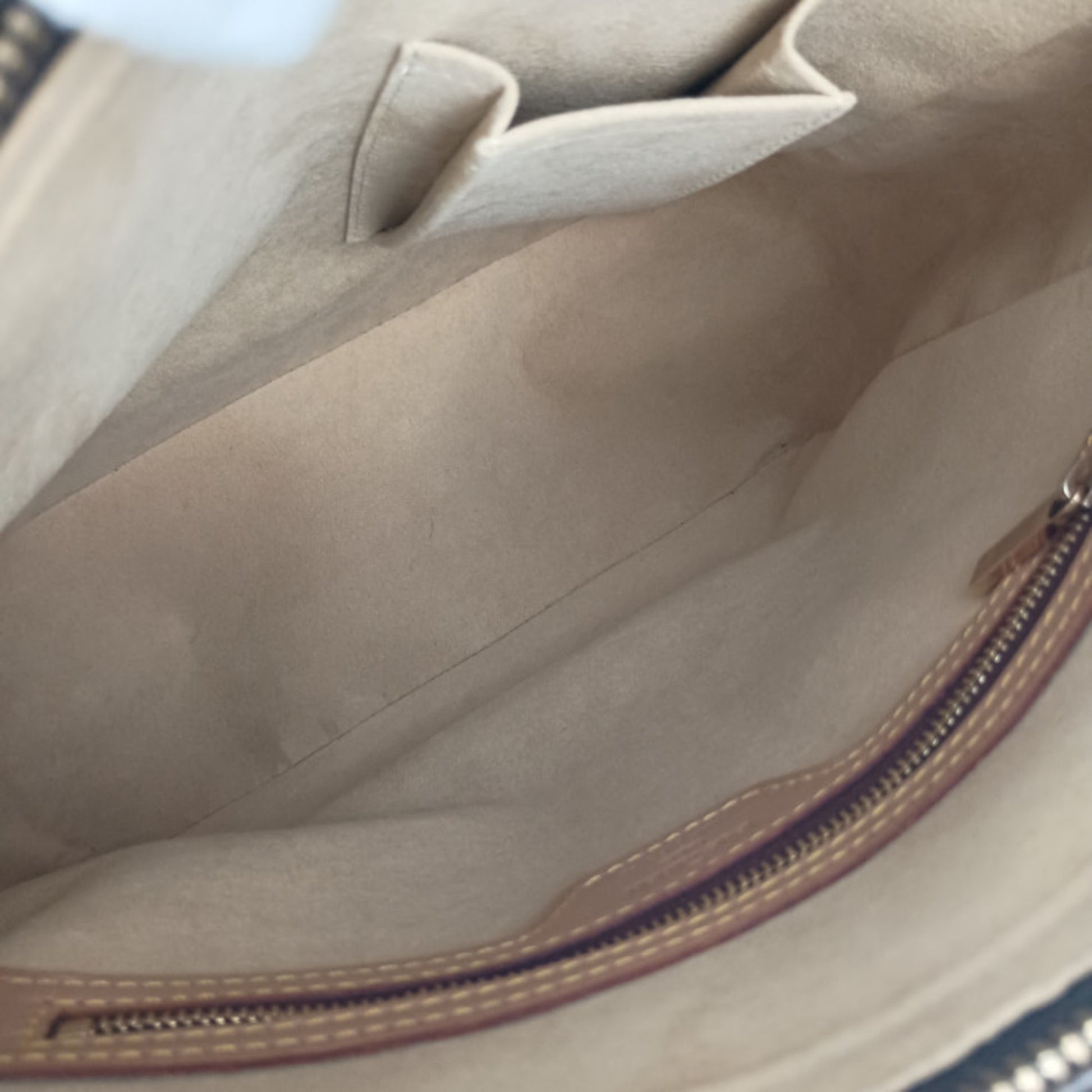 Louis Vuitton Looping GM, Brown, Canvas, shoulder